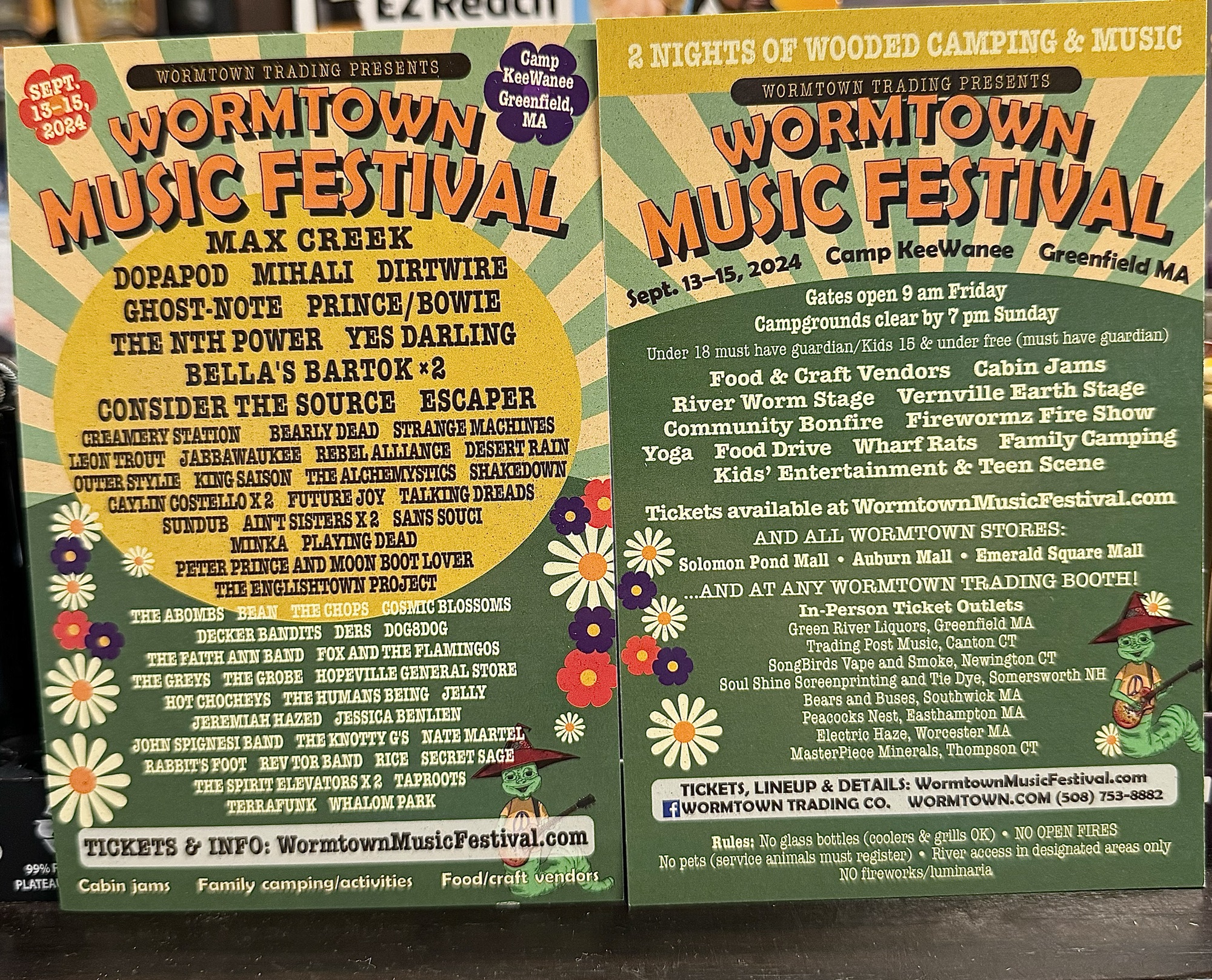 Wormtown line-up